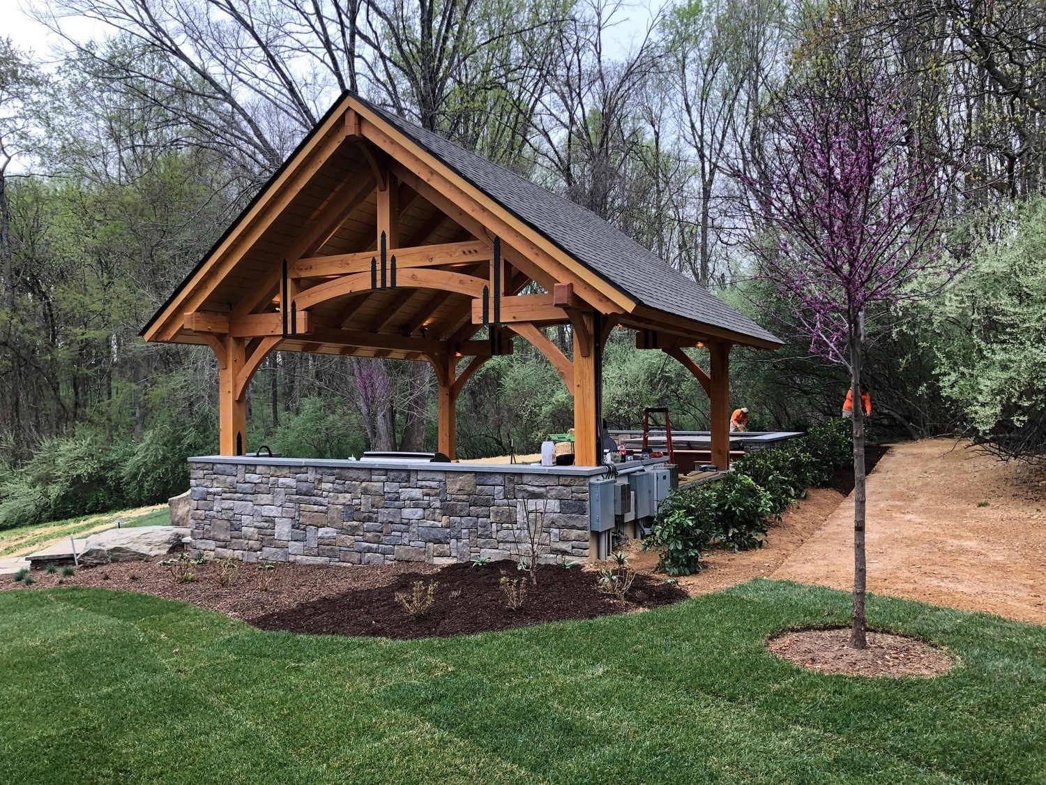 18x18 Grand Teton - Weatherwood - Natural ATO Stain